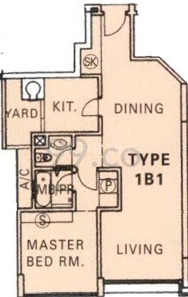 1 Bed Condo for Rent in River Place