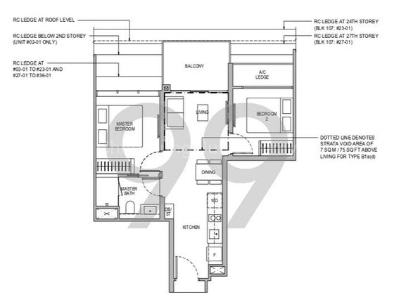 2 Bed Condo for Rent in Whistler Grand