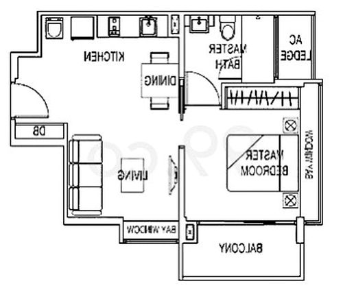 1 Bed Condo for Rent in D'casita