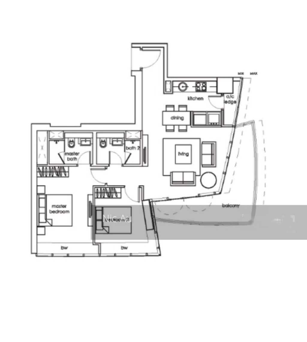 One Shenton (D1), Apartment - For Rent