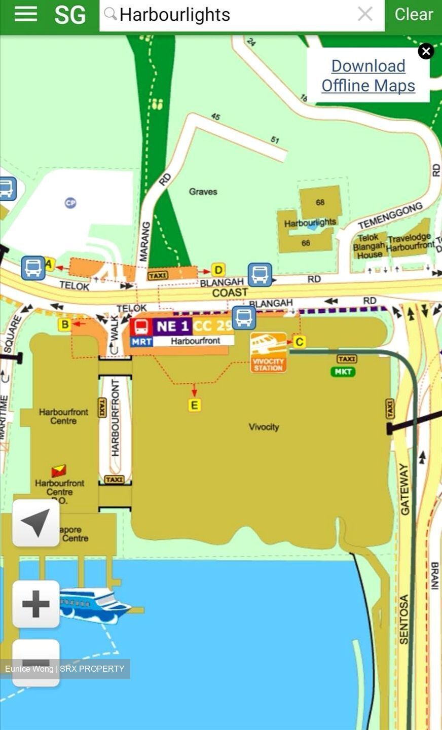 Harbourlights (D4), Apartment - For Rent