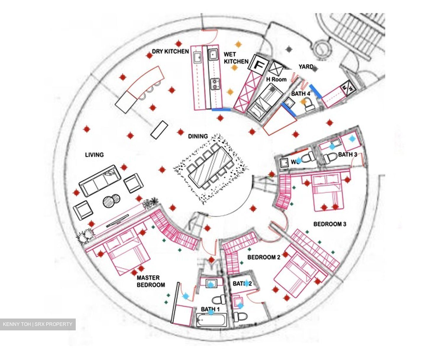 The Draycott (D10), Apartment - For Rent