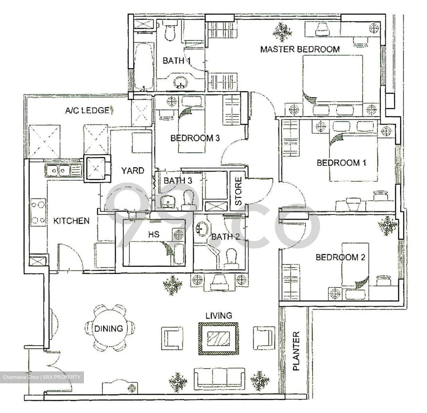 Yishun Sapphire (D27), Condominium - For Rent
