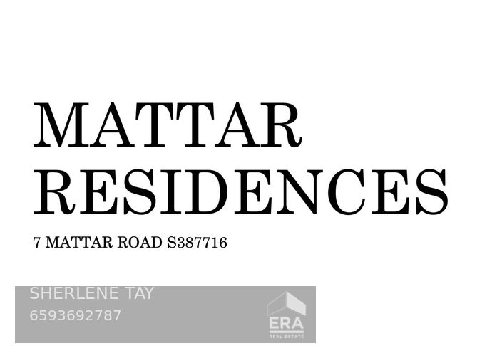MATTAR ROAD MATTAR RESIDENCES 出售