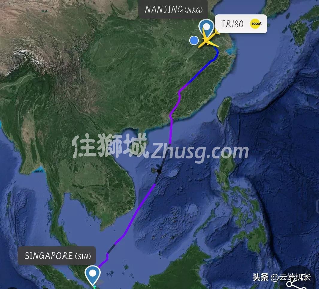 新加坡樟宜至南京禄口3742公里 你知道飞机在天上是怎么飞的吗 狮城头条 资讯 住狮城